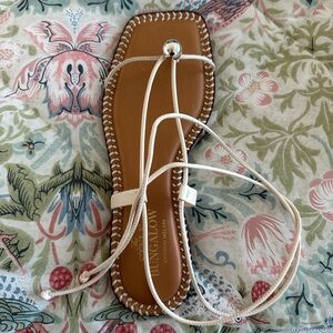 Antonio Melani x The Style Bungalow Ankle Wrap Strappy Sandals